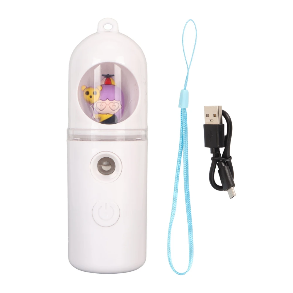 Nano Facial Mist Sprayer Portable USB Rechargeable 30ml Capacity for Home School Office Travel