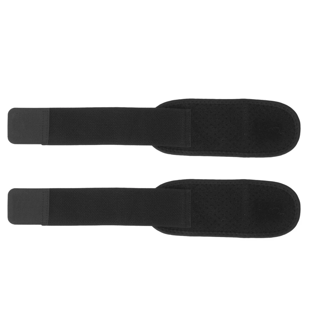 2Pcs Wrist Wraps Black Adjustable Breathable Elastic Skin Friendly Soft Wrist Compression Strap for Fitness Sports