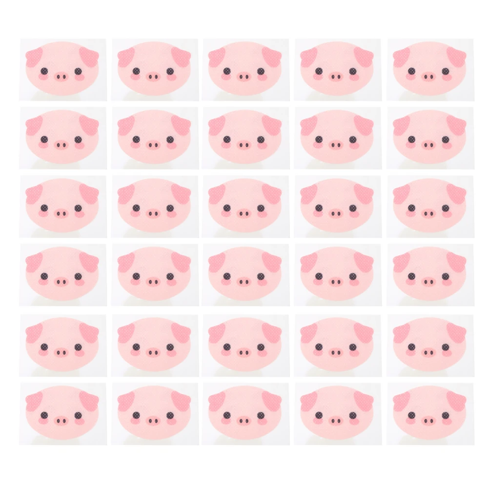 30Pcs Children Sleeping Mouth Tape Pig Cartoon Pattern Kid Sleep Mouth Breathing Snoring Strip Set