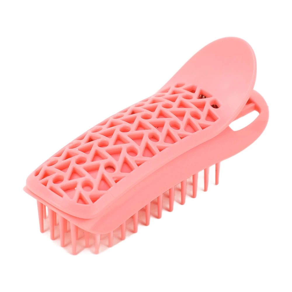 Volumizing Hair Root Clip Fixation Styling Hollow Surface Volumizing Hair Curler Clamp for Family Pink