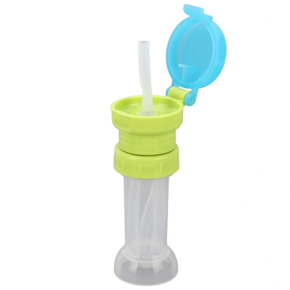 Water Bottle Twist Cover Cap with Straw Spill Proof Safety Bottle Mouth Conversion Cap for Kids