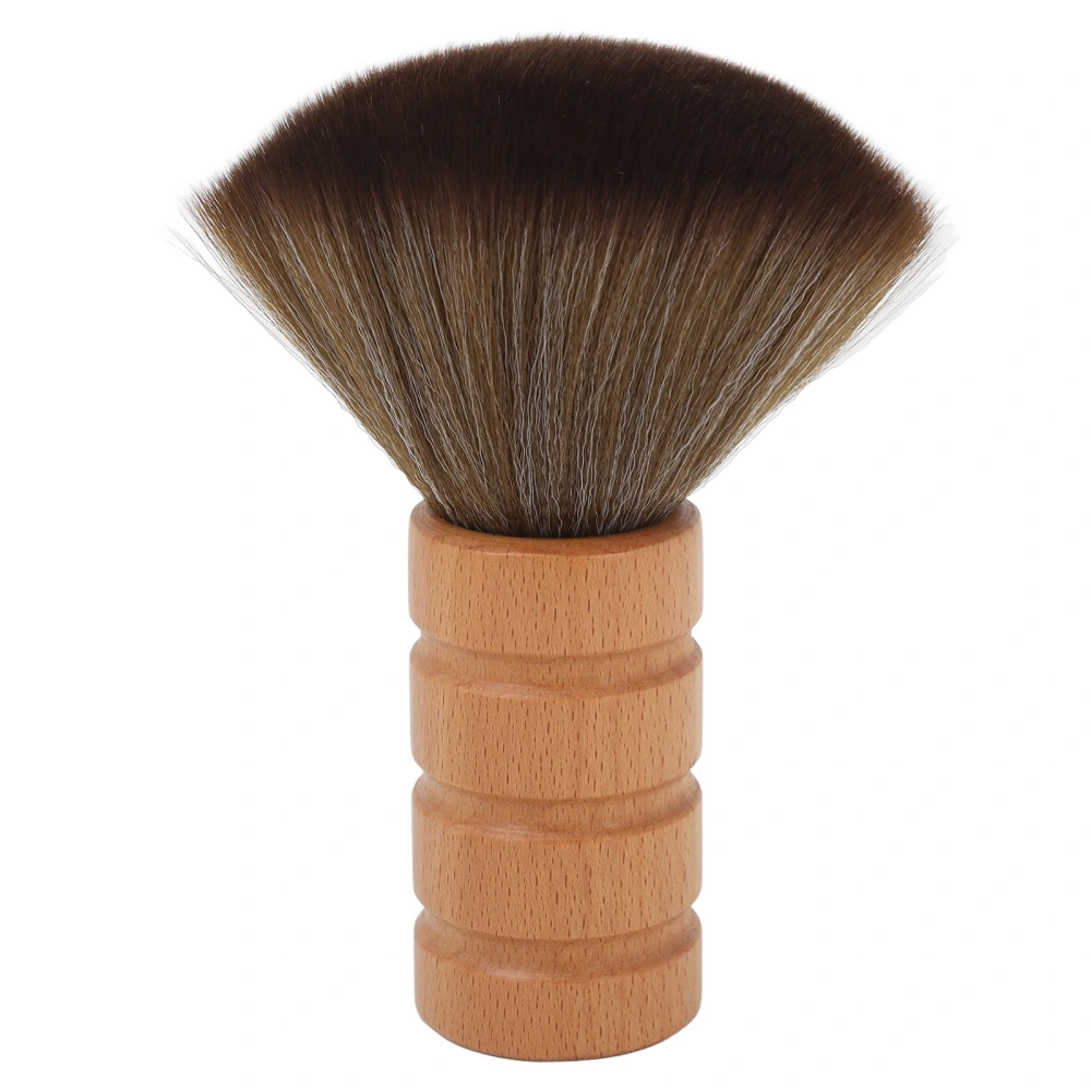 Men Shaving Brush with Wooden Handle Nylon Broken Hair Removal Flexible Shave Foaming Brush