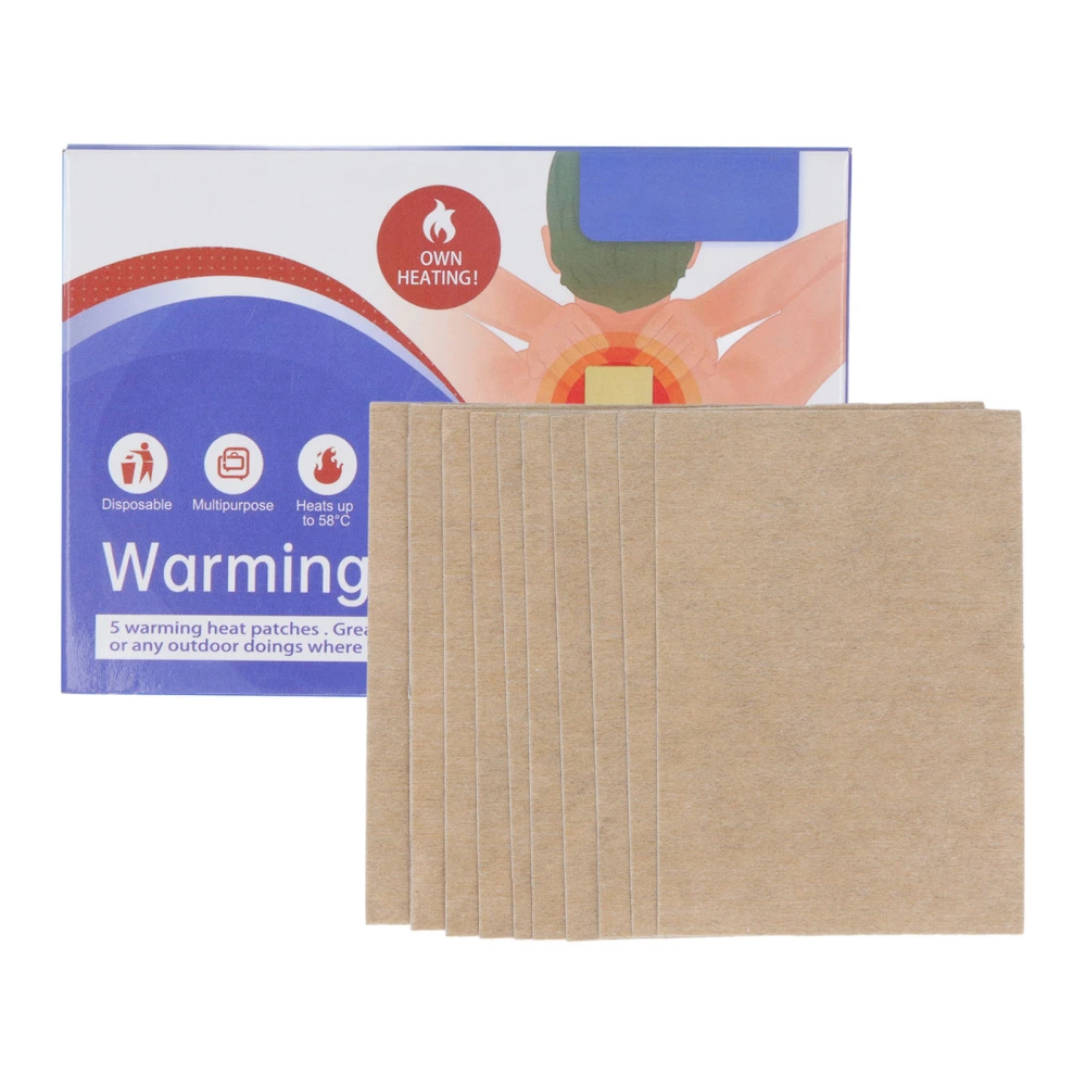 Joint Heat Patches Pain Relieving Safe Joint Warming Patch for Wrist Knee Lumbar Spine Neck Shoulder 10pcs