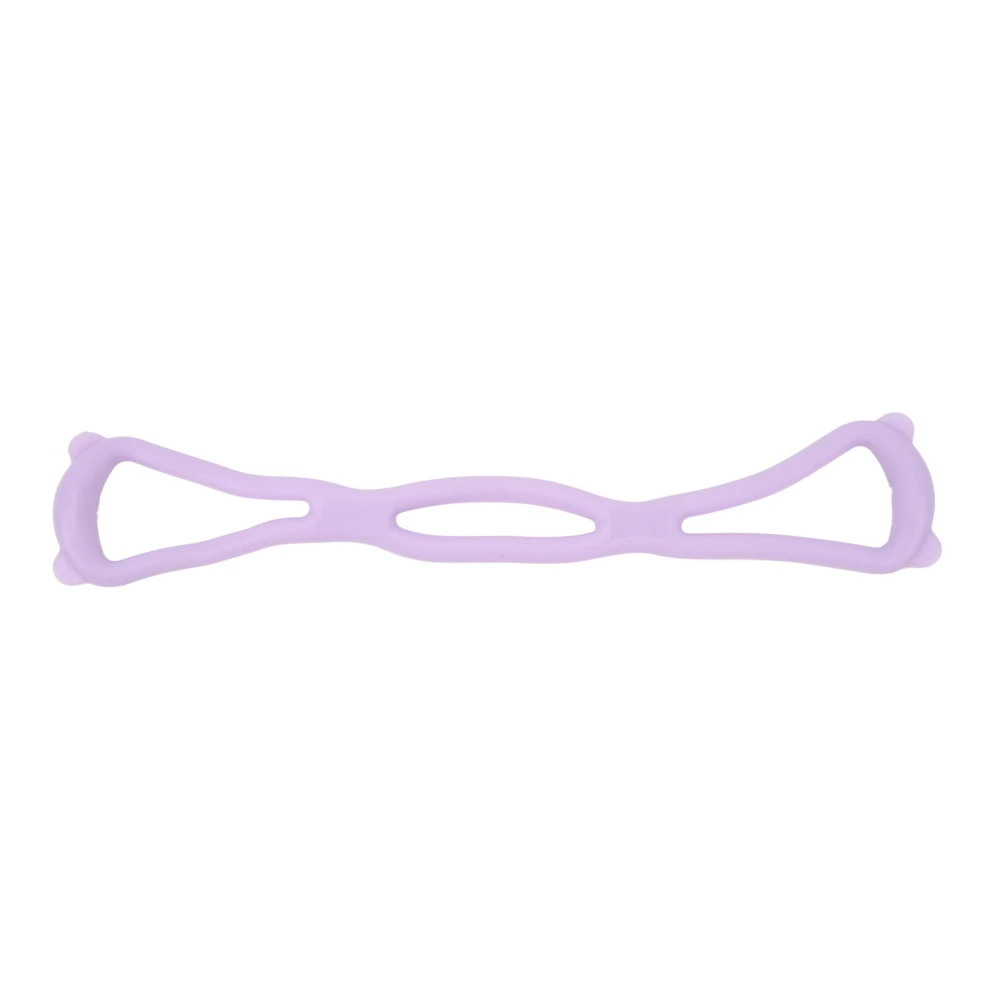 Figure 8 Fitness Resistance Band Skin Friendly Elastic Arm Shoulder Stretch Bands Exercise Equipment for Body Shape Purple