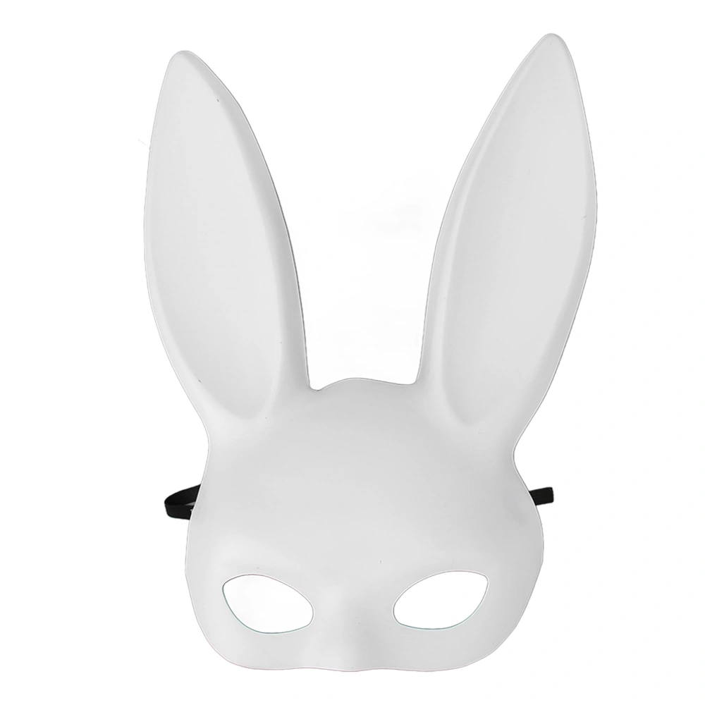 Halloween Bunny Mask Half Face Adorable Rabbit Cosplay Mask Accessory for Party Supplies