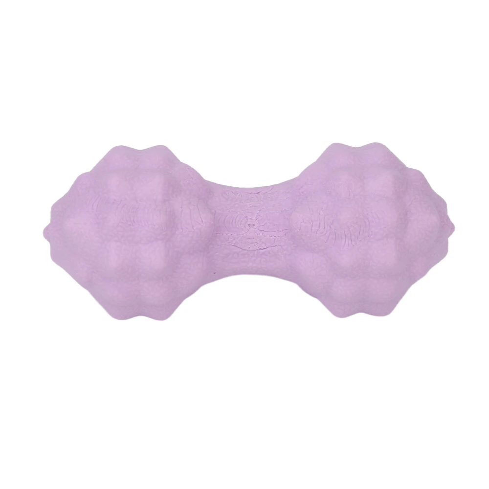 Peanut Massage Ball Multi Directional Massage Ergonomic Soft Double Lacrosse Massage Ball for Stress Reduction Purple