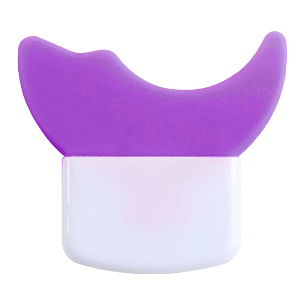 Silicone Eyelash Applicator Baffle Prevent Cosmetic Residue Skin Friendly Mascara Smear Shield Purple