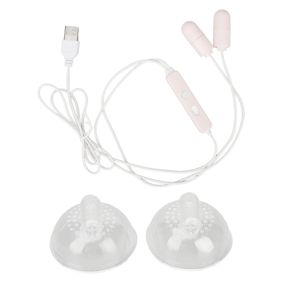 Postpartum Lactation Massager Silicone Breastfeeding 7 Strength Gear Massager with 2 Massage Heads