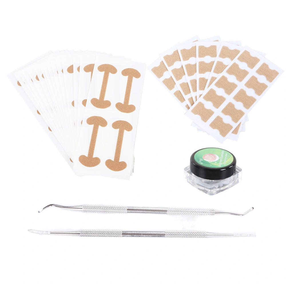 Ingrown Toenail Treatment Kit Toenail Correction Patch C Type Strips Nail File Lifter Pedicure Tool Kits