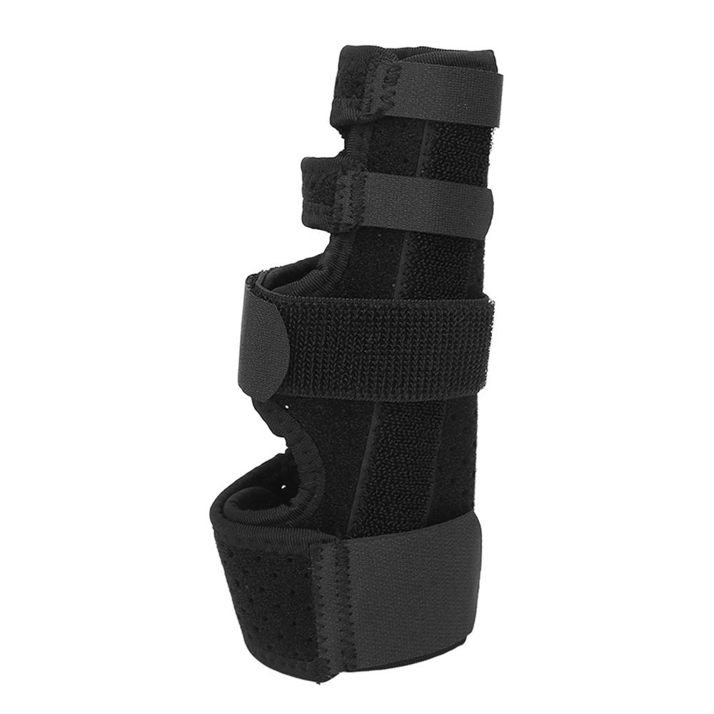 Boxer Splint Adjustable Metacarpal Finger Splint Hand Brace with Bendable Aluminum for 4th 5th Finger L