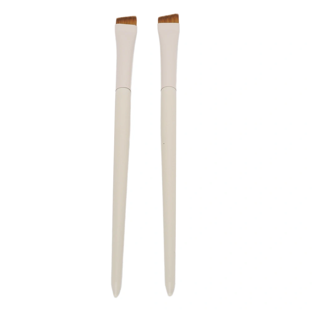 2pcs Angled Eyebrow Brush Professional Makeup Soft Hair Ultra Thin Slanted Brow Brush Cosmetic Tool