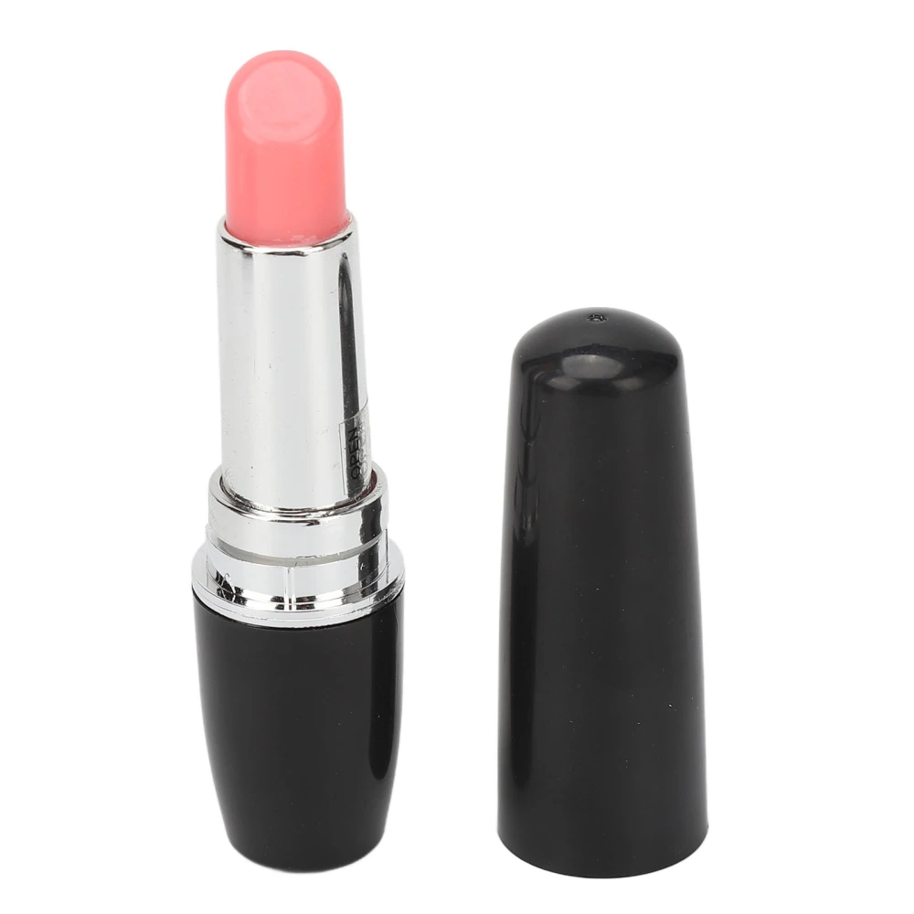 Lipstick Massager Portable Black Lipstick Shape Vibration Face Massage Wand for Facial Eye