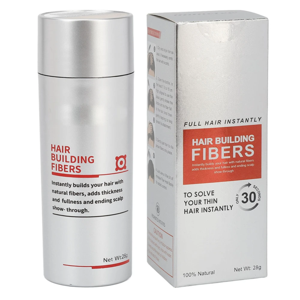 28g Hair Building Fibers Fill in Fine Disposable Hair Fiber Instant Thicker for Thinning Hair Yellow