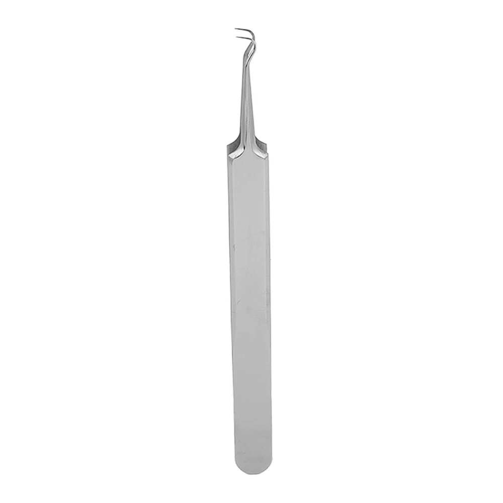 Pimple Popper Tool Blackhead Tweezers Curved Stainless Steel Pimple Needle for Men Women