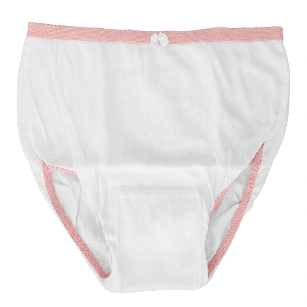 Women Period Panties White L Size Protective Leakproof Menstrual Mesh Panties for Female