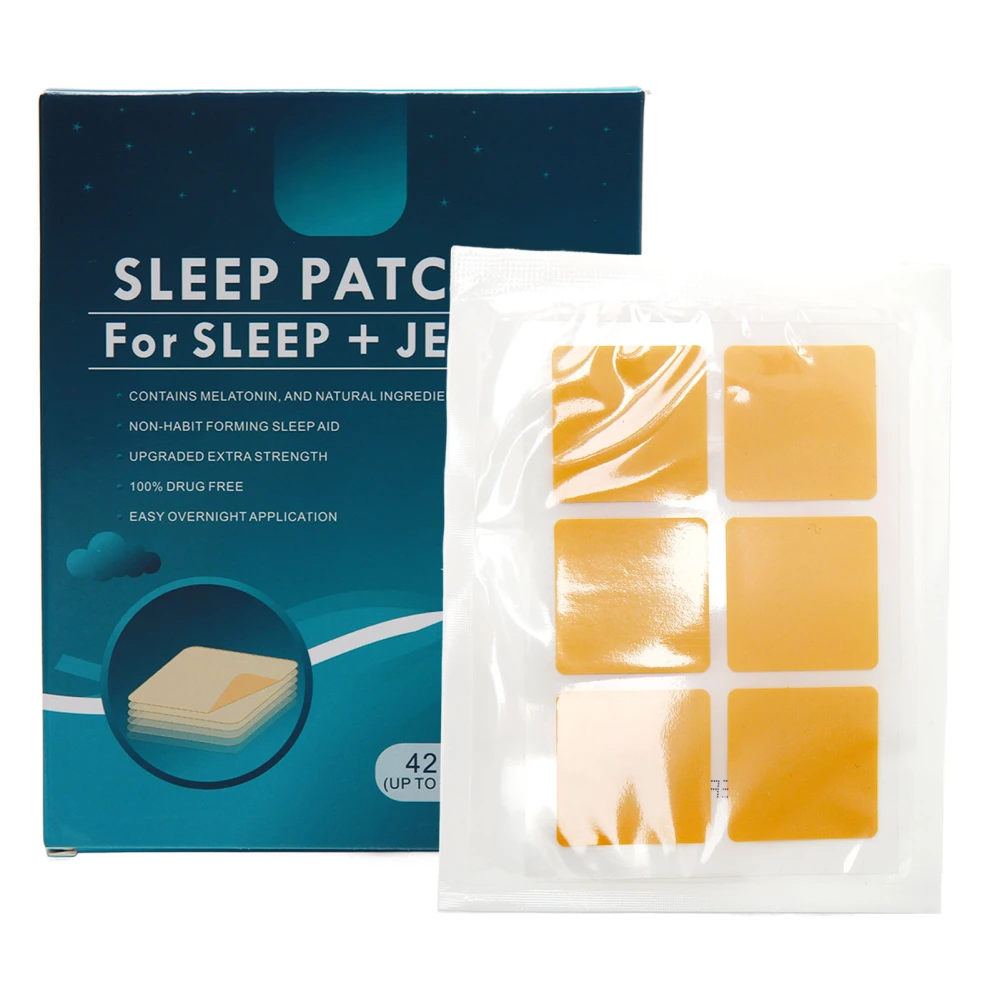 42pcs Promote Sleep Patches Acupoint Apply Improve Insomnia Sleep Aid Stickers for Night Use