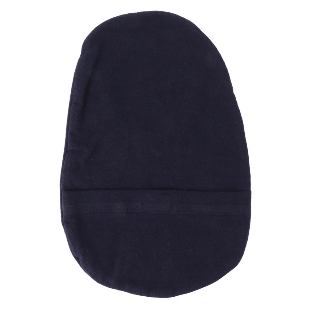 Soft Cotton Colostomy Bag Cover Washable Reusable Breathable Ostomy Pouch Cover for Patient Eldely Navy Blue