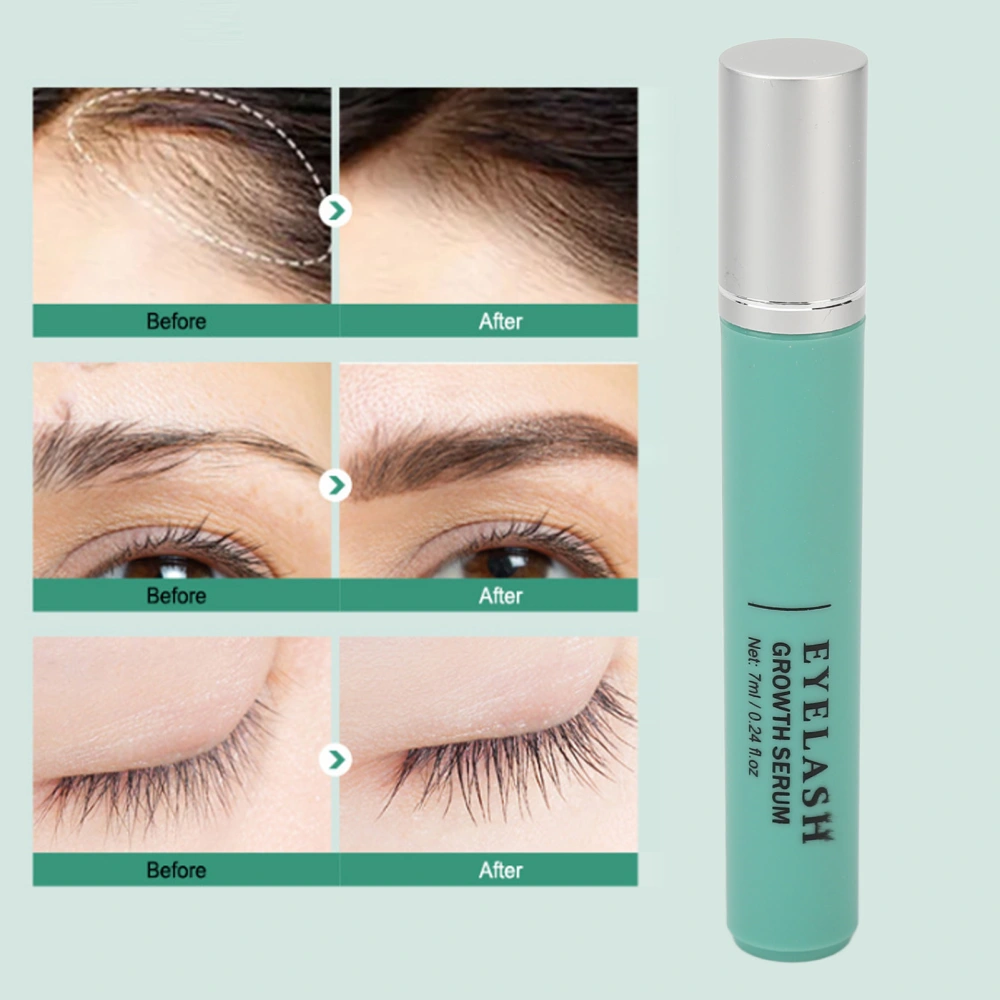 7ml Eyelash Growth Serum Hair Enhancer Roller Transparent Brow Nourishing Booster Serum