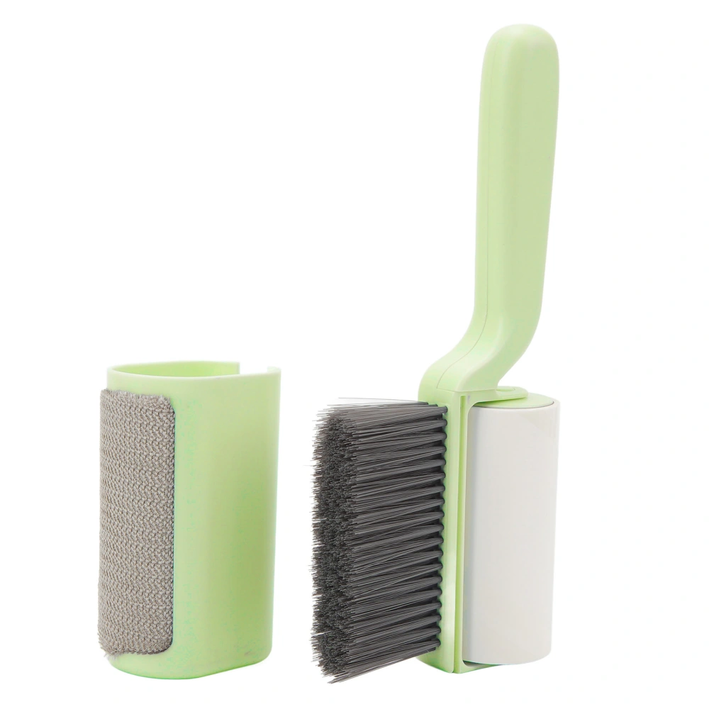 2 In 1 Reusable Pet Hair Roller Cleaning 60 Paper Tearable Dog Hair Remover for Home Furniture Green