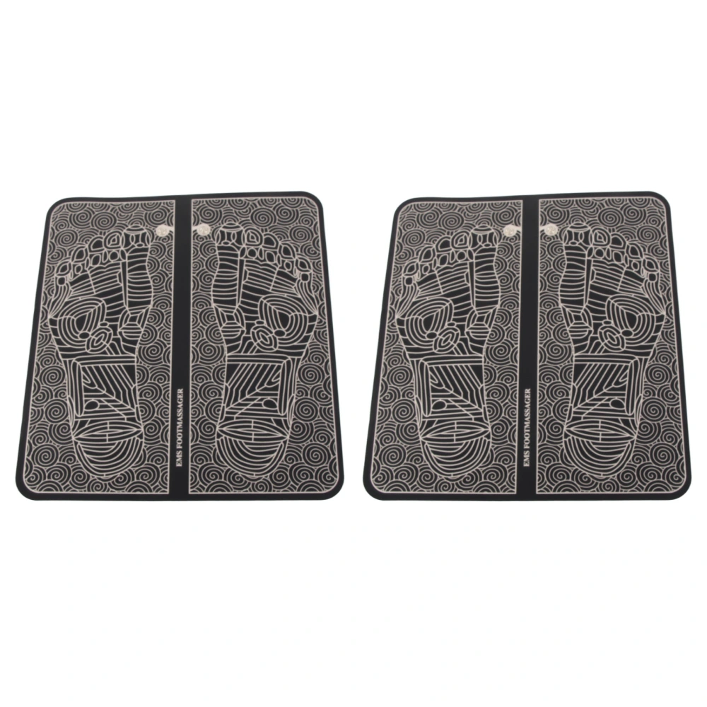 2pcs Foot Massage Replacement Mat Foldable Foot Massage Replacing Pad for Pulse Physiotherapy