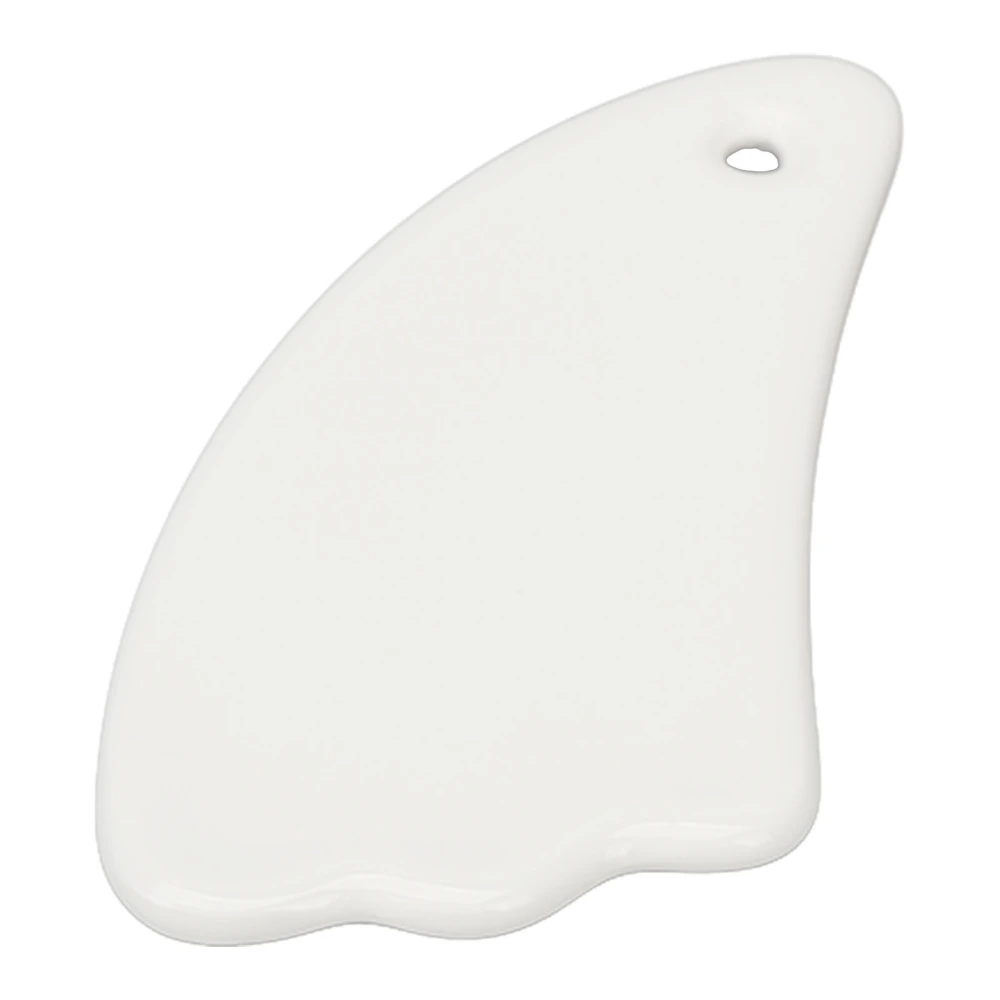 Gua Sha Scraping Tool White Facial Massage Ceramic Board Scraping Tool for Facial Skin Care