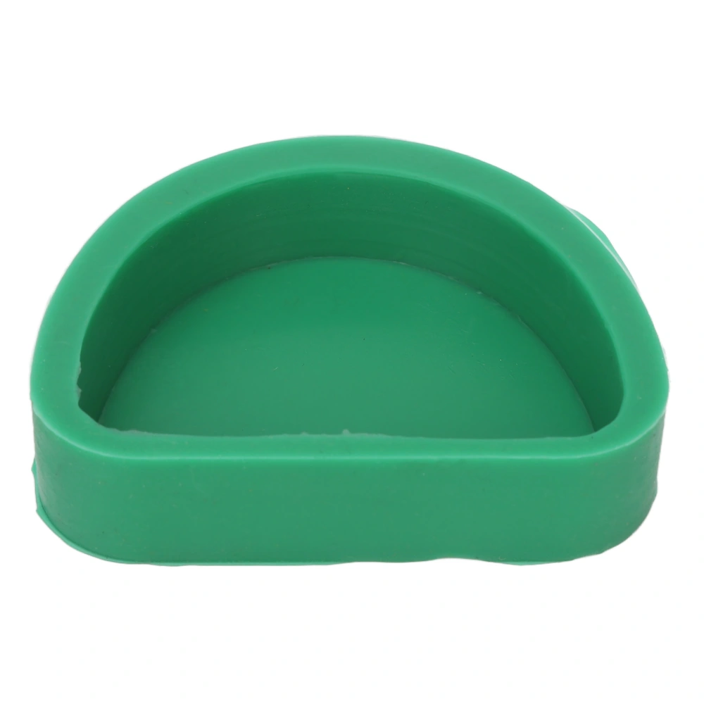 Dental Lab Model Base Slotted Type Silicone Dental Plaster Molds for Dental Clinic Green L 3.1 X 2.2in