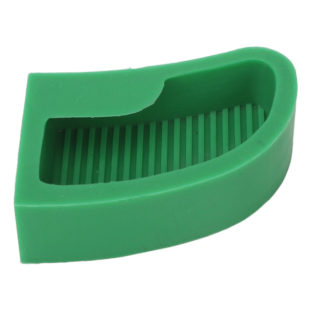 Dental Mould Base Green Large Silicone Dental Plaster Model Former Base for Cast Trimming Right