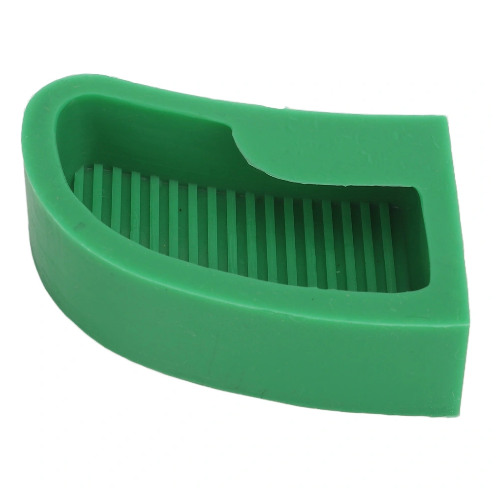 Dental Mould Base Green Large Silicone Dental Plaster Model Former Base for Cast Trimming Left