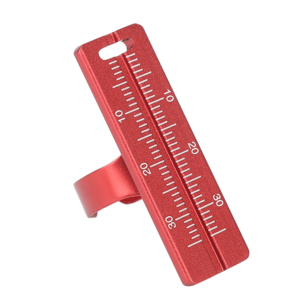 Endo Measuring Ring Professional Orthodonti Dentist Measuring Instruments Dental Measuring Ruler Red