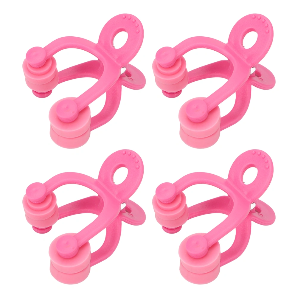 4pcs Nose Lifter Pink Nose Shaping Clipping Lifter for Wide Nose Straightener Beauty Tool