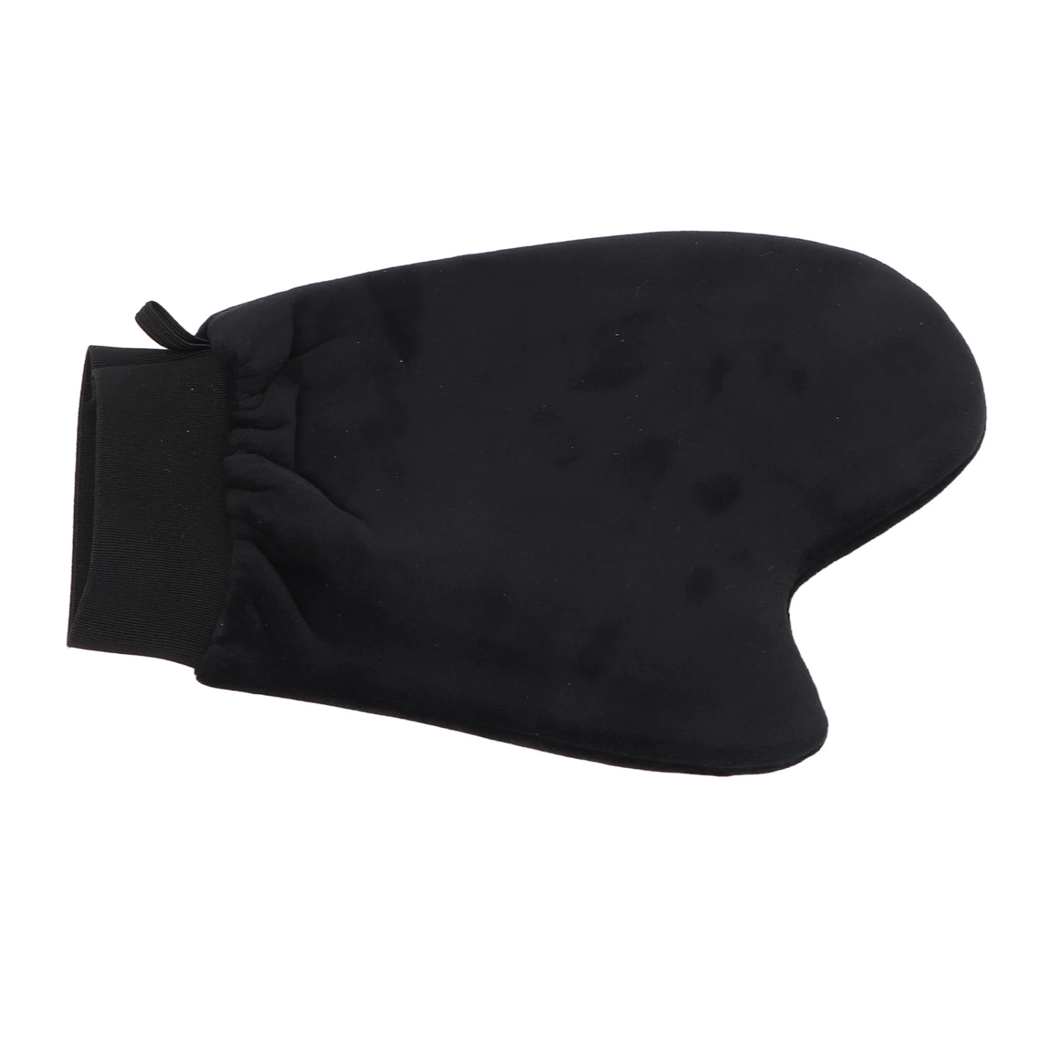 Tanning Gloves Black Elastic Wrist Flocking Self Tanning Mitt Applicator for Sunless Tanner and Lotion