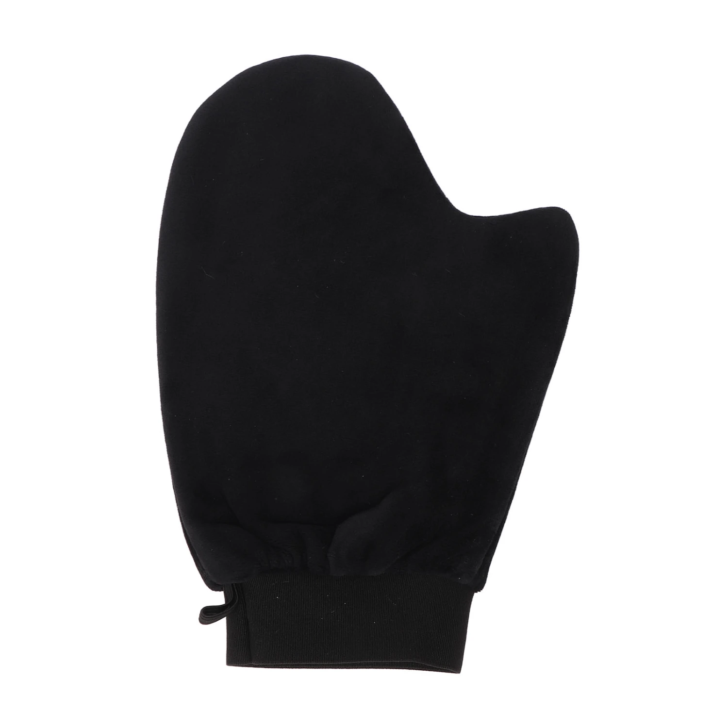 Tanning Gloves Black Elastic Wrist Flocking Self Tanning Mitt Applicator for Sunless Tanner and Lotion