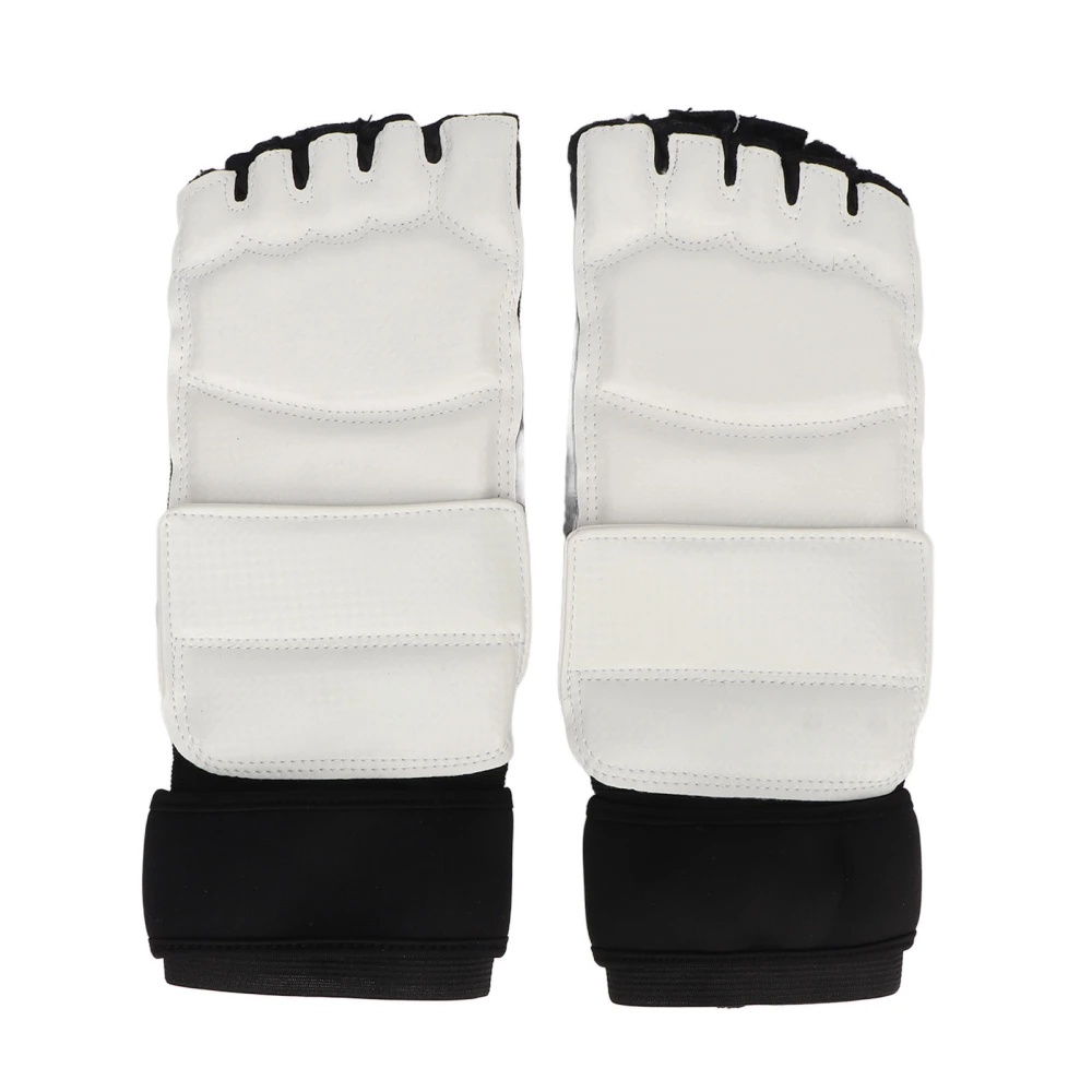 Thicken Boxing Foot Protector Adjustable Strap Elastic Sparring Foot Guard for Children Adults XL 40