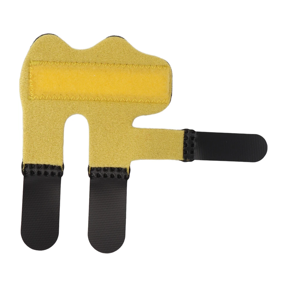 Finger Splint Finger Straightening Brace for Injured Finger Support for Trigger Broken Fingers Yellow