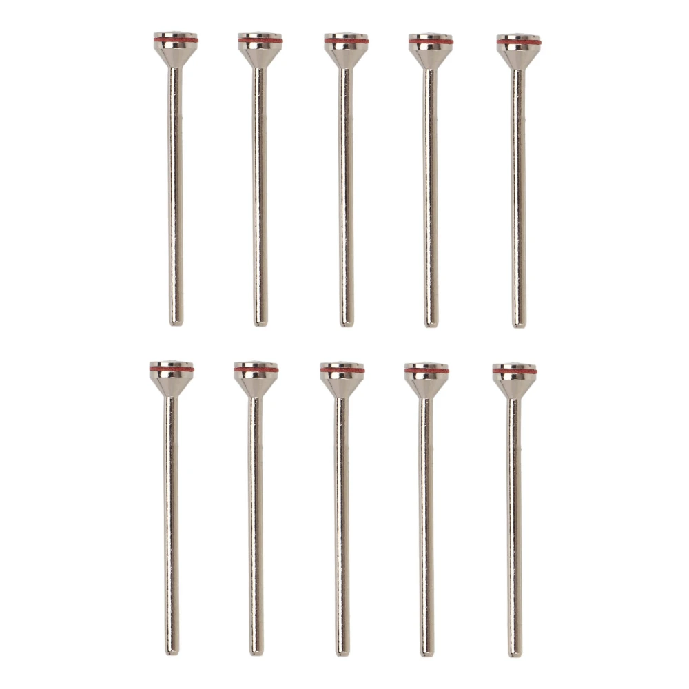 10pcs Dental Mandrel Shank Stainless Steel Polishing Dental Mandrel Shank for Rotary Machine Dentists