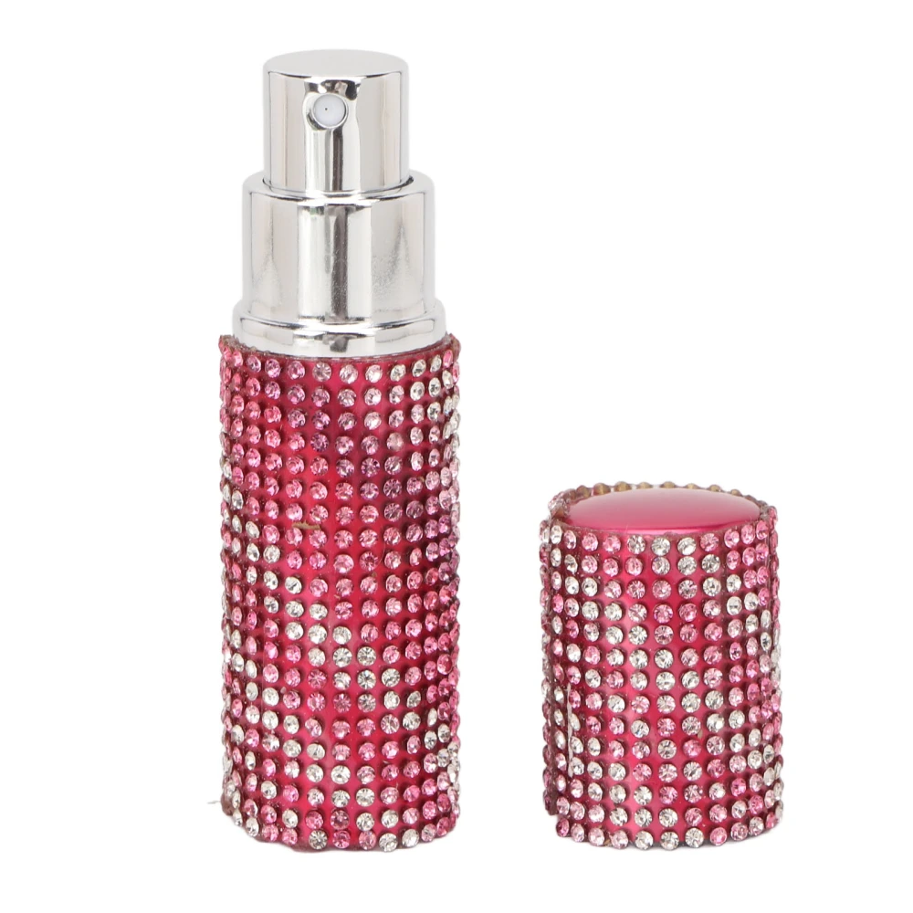 Perfume Bottle Leakage Proof Refillable Empty Portable Rhinestone Decoration Perfume Atomizer Bottle 10ml