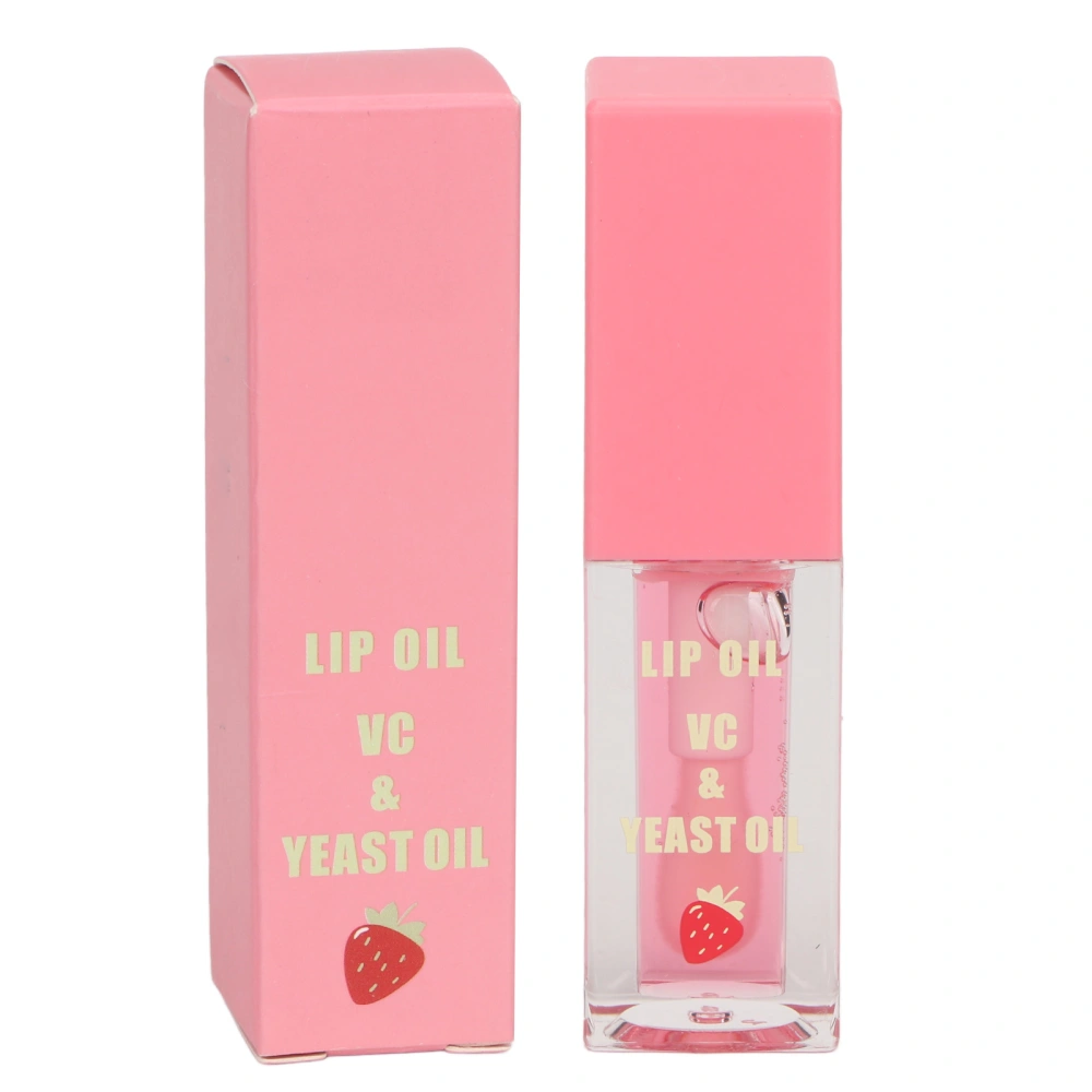 Hydrating Lip Oil Moisturizing Lip Gloss Oil Plumping Lip Glaze Balm for Double Lips Care 4.5g