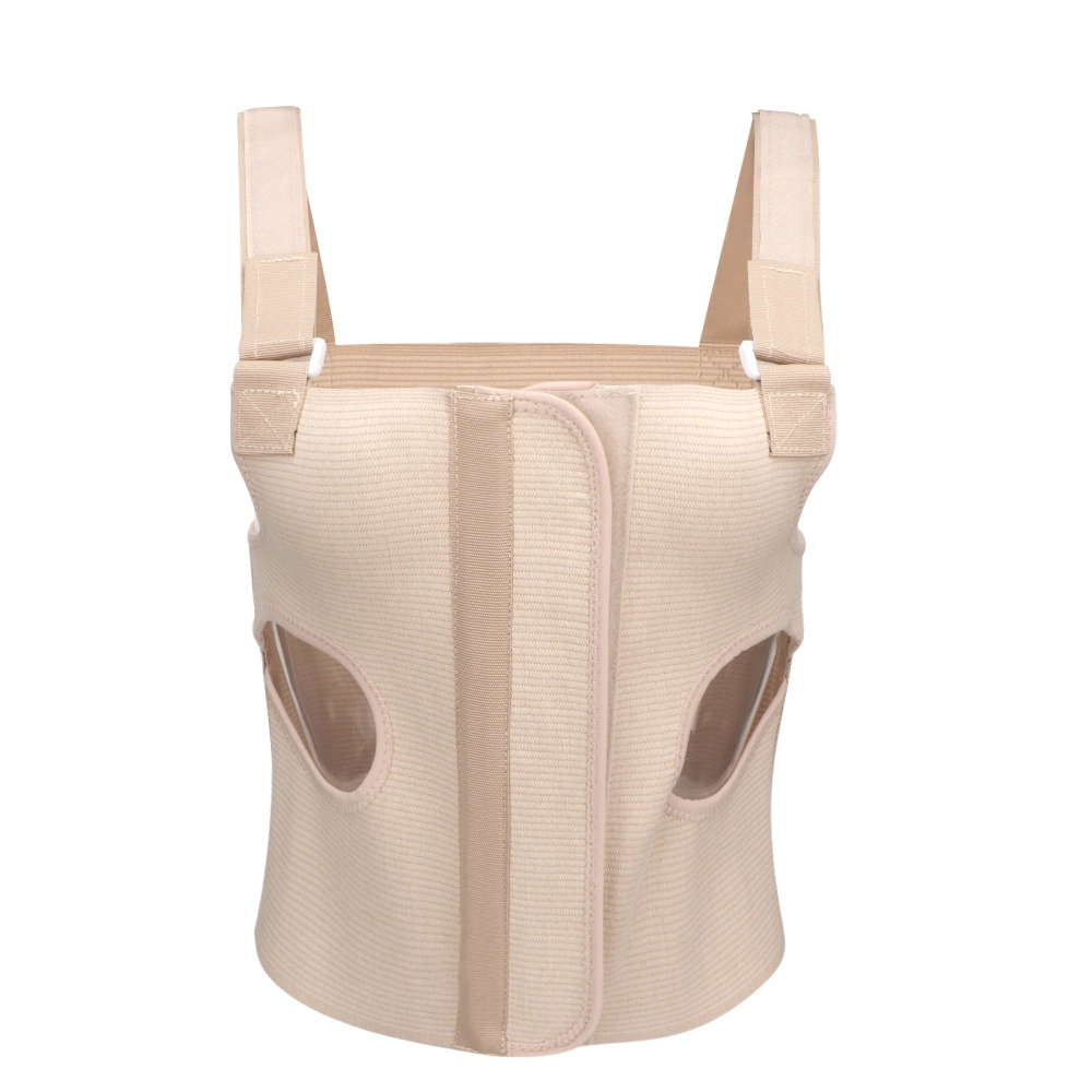 Chest Support Brace Widen Fixation Adhesive Adjustable Shoulder Strap Breathable Rib Support Brace S