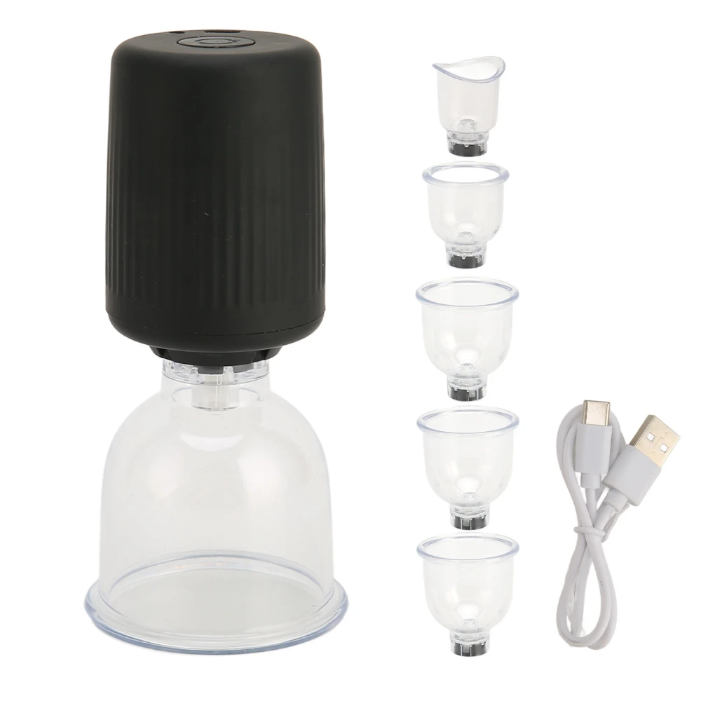 Intelligent Vacuum Cupping Machine 6 Cups Heating Body Dredging Electric Cupping Massager