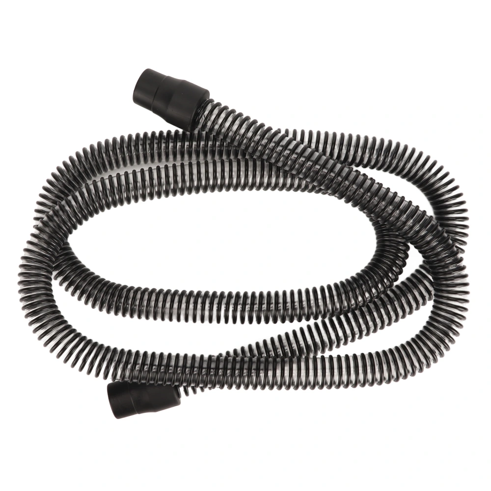 Breathing Machine Hose High Flexibility Smoothing Inner Face Shield Connecting Tube Black