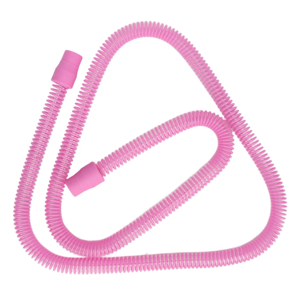 Breathing Machine Tube Replacement Assembly Breathing Machine Soft Tube with Rubber Connectors Pink