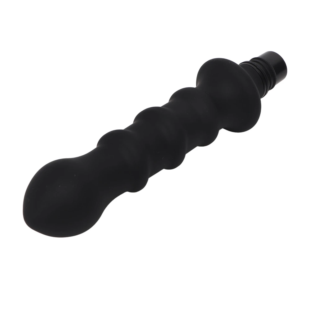 Deep Tissue Massager Attachment Percussion Washable Silicone Muscle Massager Replacement Head Black 0.71-0.75in