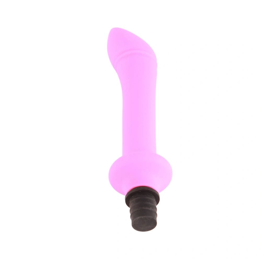 Silicone Fascia Massager Head Waterproof Glossy Surface Soft Muscle Massager Replacement Head Pink 0.6 ~ 0.6in