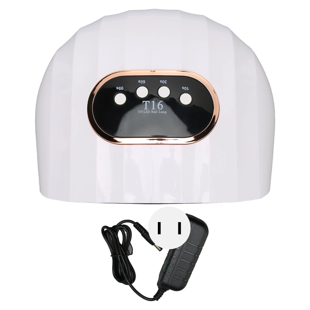 258W Nail Lamp 66pcs Light Chips Infrared Induction Detachable Base UV LED Nail Lamp 110‑240V US Plug