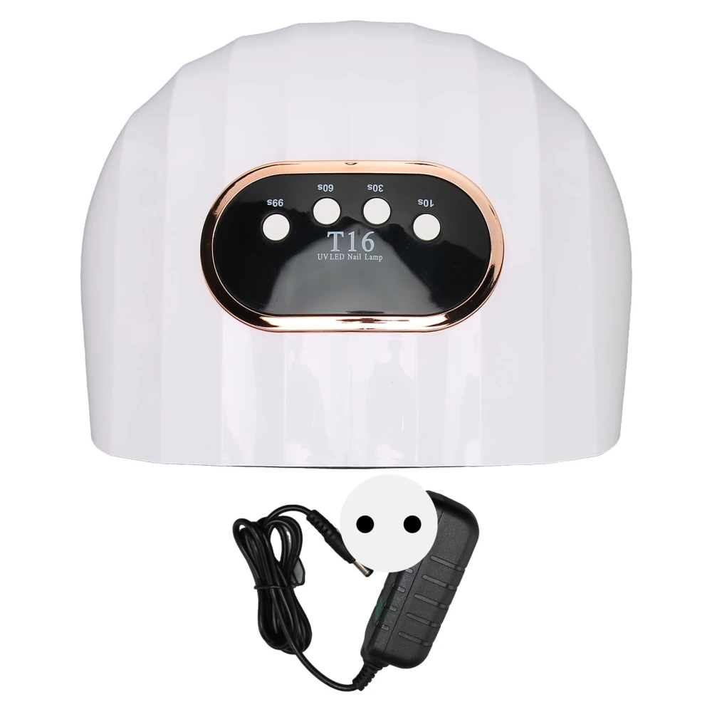 258W Nail Lamp 66pcs Light Chips Infrared Induction Detachable Base UV LED Nail Lamp 110‑240V EU Plug