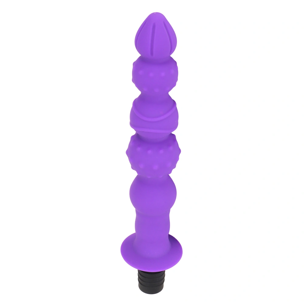 Muscle Massager Head Silicone Waterproof Reduce Soreness Muscle Massager Attachment Purple 0.6in