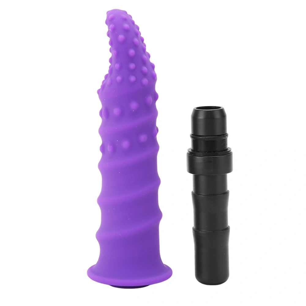 Muscle Massage Machine Replace Head Promote Circulation Silicone Fascia Massager Head Purple 16mm/0.63in Caliber