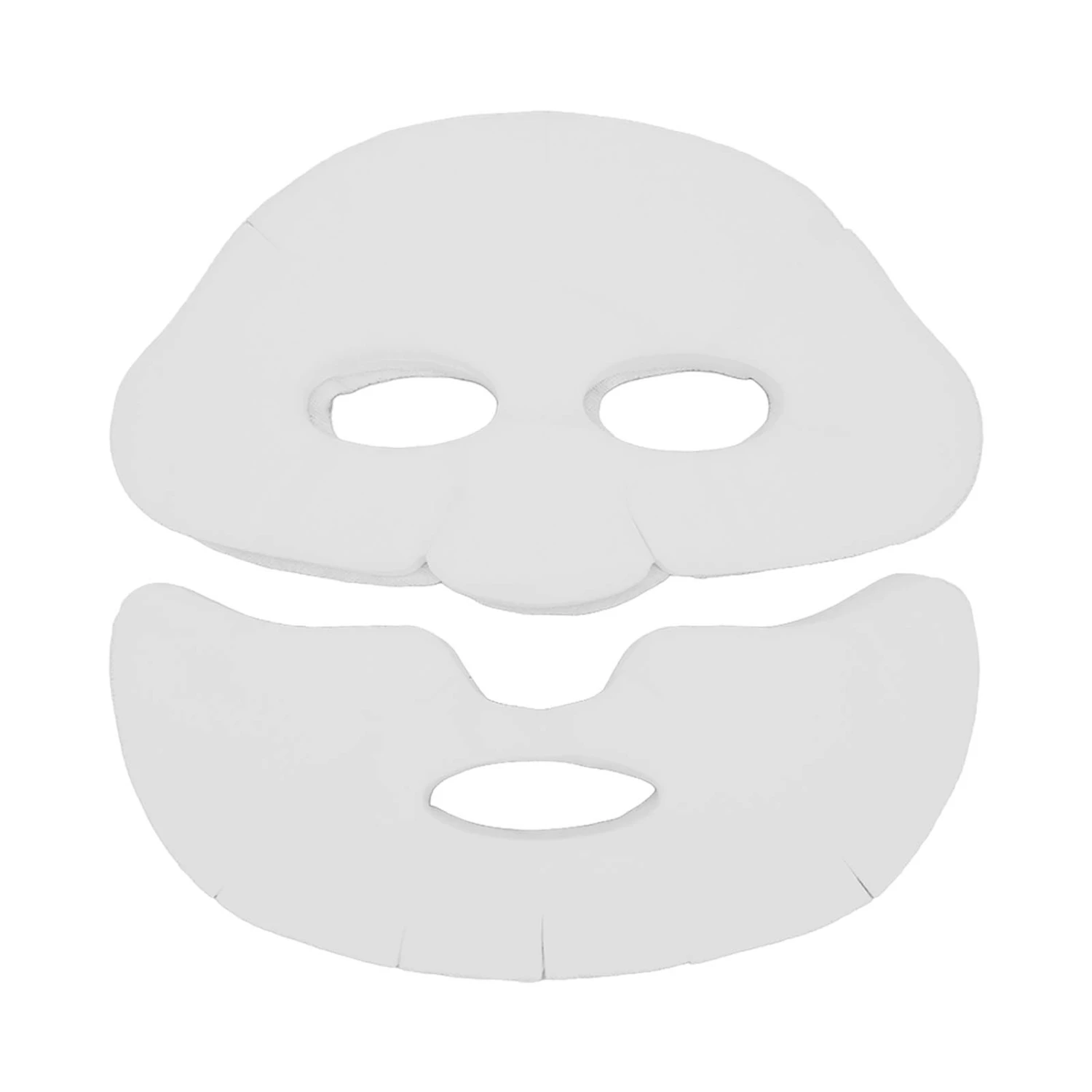 Silk DIY Pre Cut Facial Mask Paper Home Beauty Salon Spa Skin Care Upper Lower Facial Mask Sheet Set