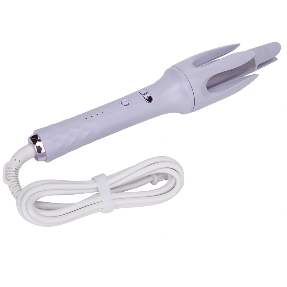 Automatic Rotating Curling Iron Fast Heating Hair Waving Negative Ion Auto Hair Curler Wand 100‑240V UK Plug