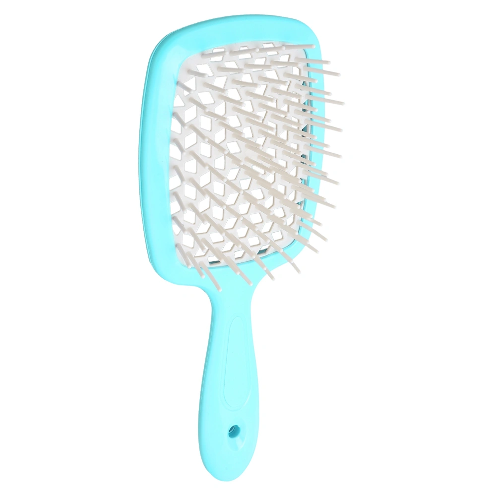 Detangler Hair Brush Quick Dry Massege Scalp Vent Hollow Out Hair Brush for Wet and Dry Hair Green